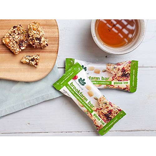 Brookfarm Gluten-Free Macadamia Muesli Bar With Cranberries, Car