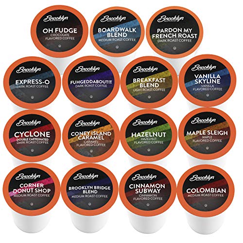 Brooklyn Beans Coffee Pods Assorted Gourmet Variety Pack, Compat
