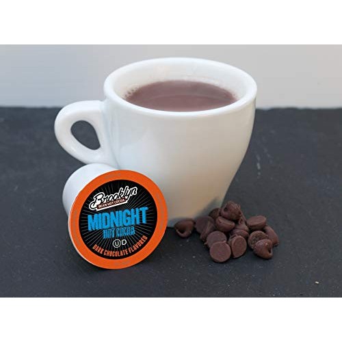 Brooklyn Beans Midnight Dark Chocolate Hot Cocoa Pods, Compatibl