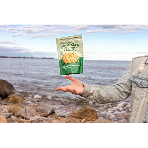 Brooklyn Brittle Rosemary Parmesan Italian Cookie Brittle, 4 Oz
