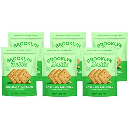 Brooklyn Brittle Rosemary Parmesan Italian Cookie Brittle, 4 Oz