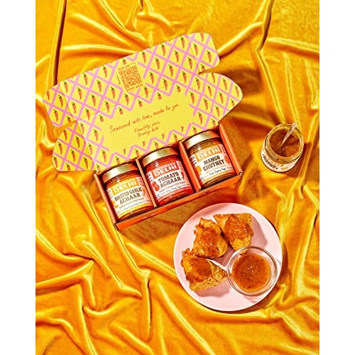 Brooklyn Delhi Spicy & Sweet Trio Gift Box Set - 9 Ounces Each -...