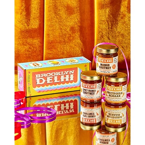 Brooklyn Delhi Spicy & Sweet Trio Gift Box Set - 9 Ounces Each -...