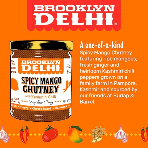 Brooklyn Delhi Spicy Mango Chutney | Made with Ripe Mangos, Fres...