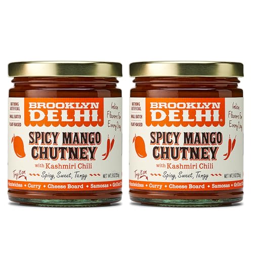 Brooklyn Delhi Spicy Mango Chutney | Made with Ripe Mangos, Fres...