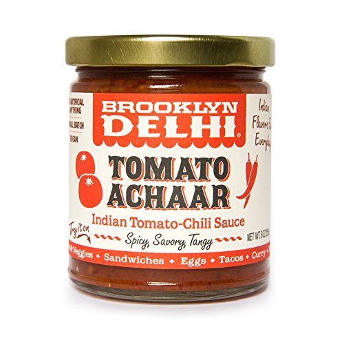 Brooklyn Delhi Tomato Achaar - Indian Chili Sauce, 9 Oz