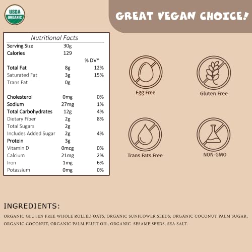 Brooklyns Own Organic Granola Simply Breakfast Cereal - Gluten-...