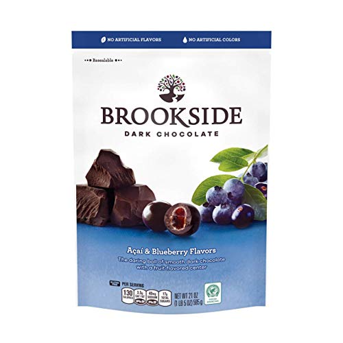 Brookside Dark Chocolate Candy , Acai &Amp; Blueberry, 21 Ounce Bag