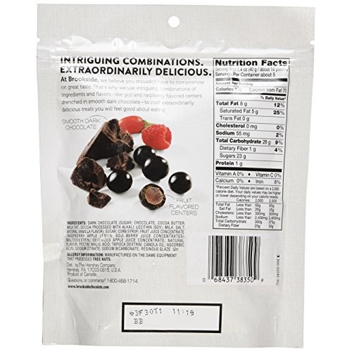 Brookside Dark Chocolate Candy, Goji &Amp; Raspberry, 7 Ounce
