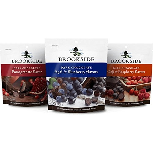 Brookside Variety Pack, 3-Count, 7-Ounce Bags Pack Of 2