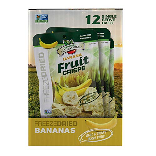 Brothers-All-Natural Fruit Crisps, Banana, 0.59 Oz Pack Of 24