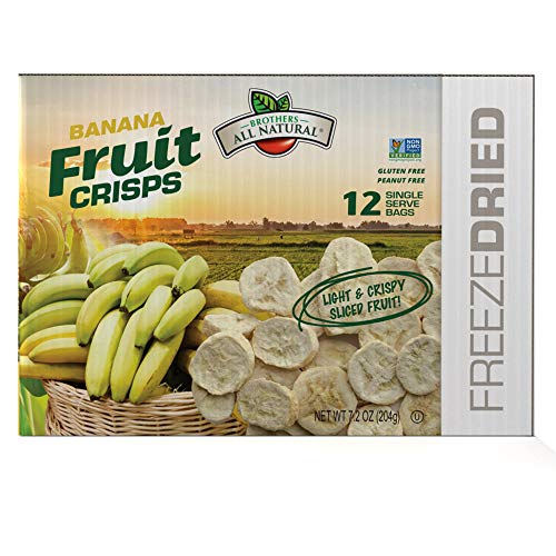 Brothers-All-Natural Fruit Crisps, Banana, 0.59 Oz Pack Of 24
