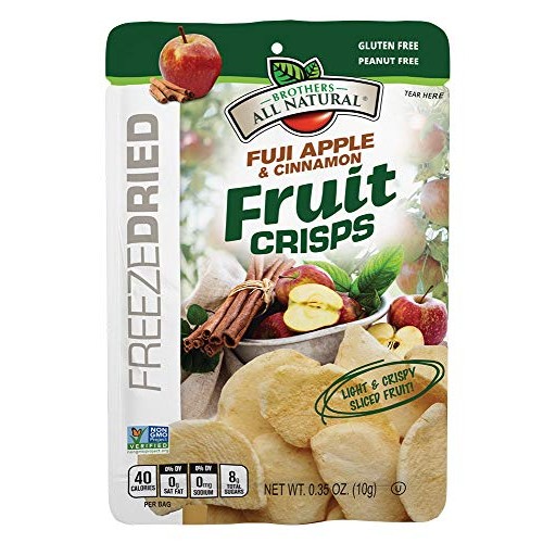 Brothers-All-Natural Fruit Crisps, Fuji Apple And Cinnamon, 0.35