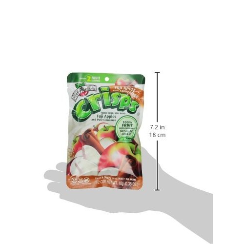 Brothers-All-Natural Fruit Crisps, Fuji Apple And Cinnamon, 0.35