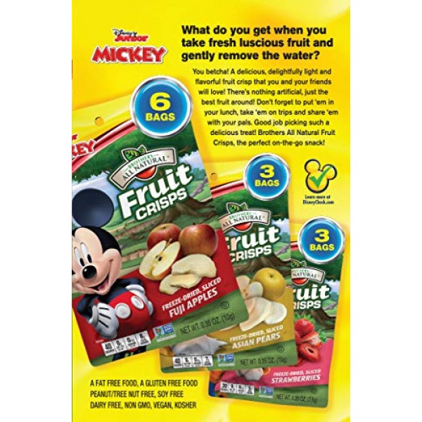 Brothers-All-Natural Fruit Crisps, Mickey Mouse Clubhouse Variet
