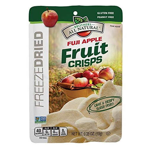 Brothers-All-Natural Fuji Apple Crisps, 0.35-Ounce Bags Pack Of