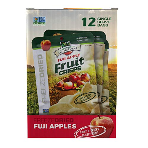 Brothers-All-Natural Fuji Apple Crisps, 0.35-Ounce Bags Pack Of