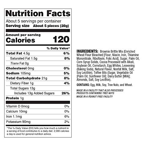 Sheila Gs Brownie Brittle Toffee Crunch Sweet Crispy Snack-Low