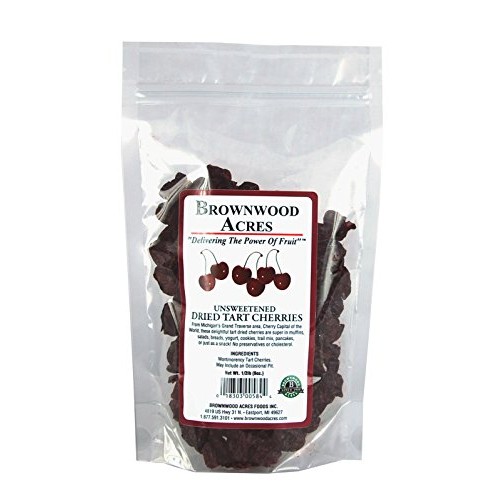 Unsweetened Dried Cherries By Brownwood Acres - Non-Gmo, Gluten