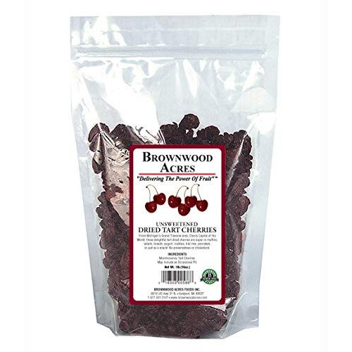 Unsweetened Dried Cherries By Brownwood Acres - Non-Gmo, Gluten
