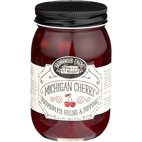 Brownwood Farms Cherry Pie Filling - 18 Oz Best Michigan Topping