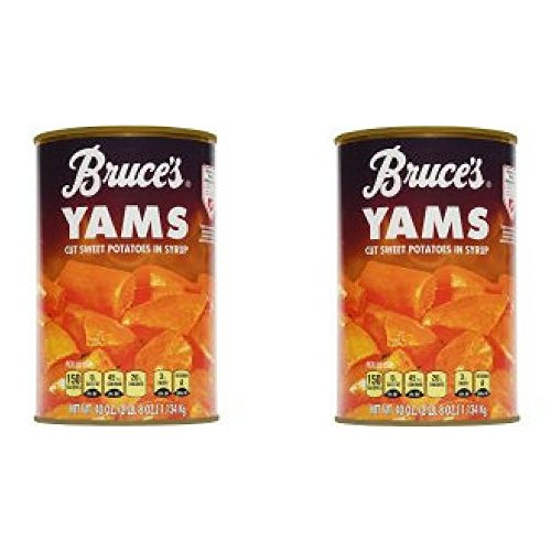 Bruces Yams Cut Sweet Potatoes In Syrup, 40 Oz - Pack Of 2