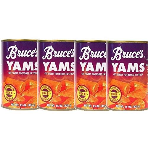 Bruces Yams Sweet Potatoes In Syrup 15Oz Cans 4 Pack