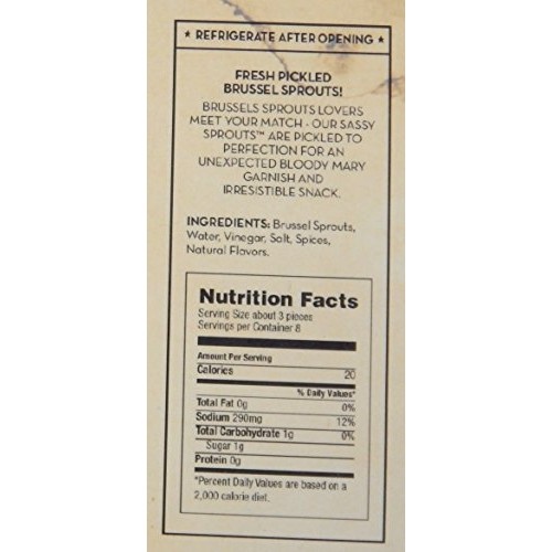 Bruce Julian Sassy Pickled Veggies Brussel Sprouts