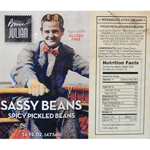 Bruce Julian Sassy Pickled Veggies Green Beans