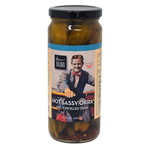 Bruce Julian Sassy Pickled Veggies Hot Okra