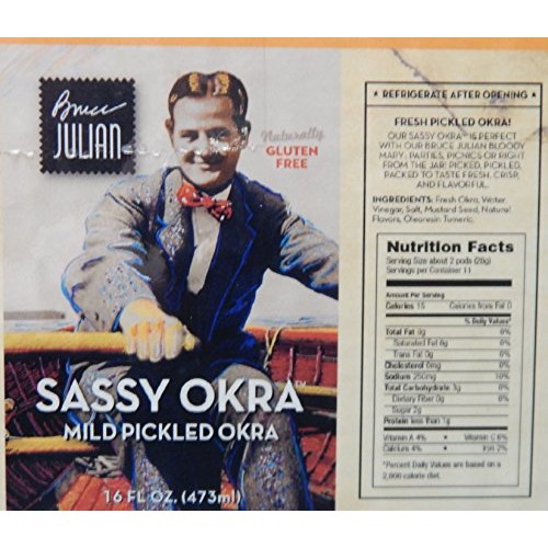 Bruce Julian Sassy Pickled Veggies Okra