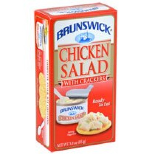 Brunswick Chicken Salad With Crackers 12 Packs 3.0 Oz Ready To Eat