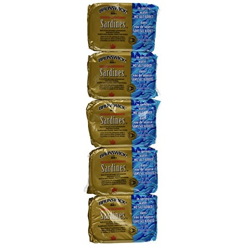 Brunswick, Sardine Water, 3.75 Oz Pack Of 7