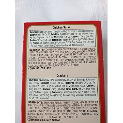 Brunswick Tuna Salad &Amp; Chicken Salad With Crackers Ready To Eat