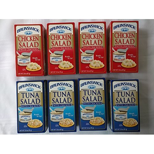 Brunswick Tuna Salad &Amp; Chicken Salad With Crackers Ready To Eat
