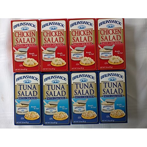 Brunswick Tuna Salad &Amp; Chicken Salad With Crackers Ready To Eat