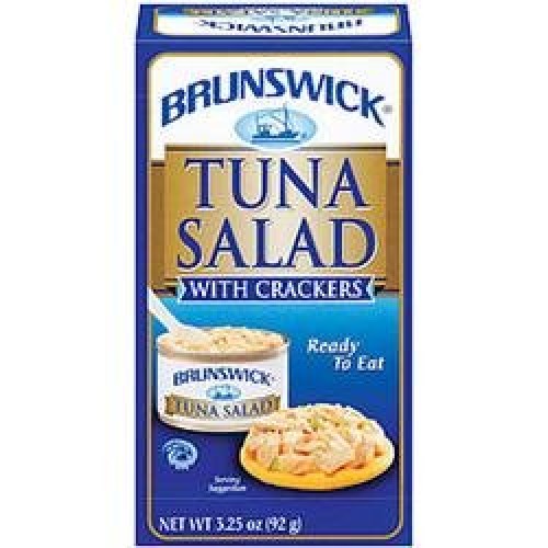 Brunswick Tuna Salad With Crackers 3.25Oz 12Pack