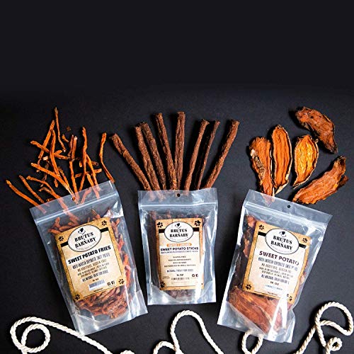 Sweet Potato Dog Treats - Grain Free, Cinnamon Pumpkin Crunchy S