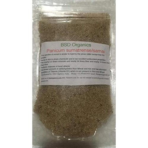 Bsd Organics Healthy Panicum Sumatrense Millet / Sama - 100 G /