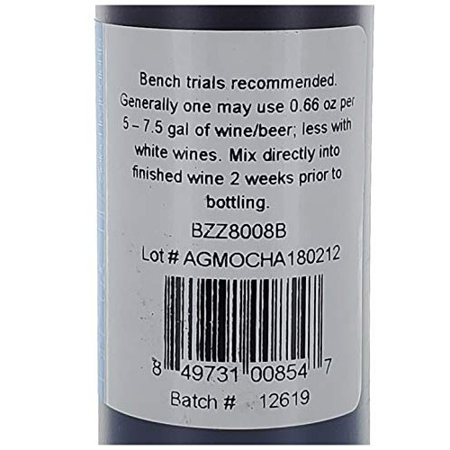 Bsg Hand Craft Mocha Liquid Oak Tannin, 4 Oz. For Award Winning