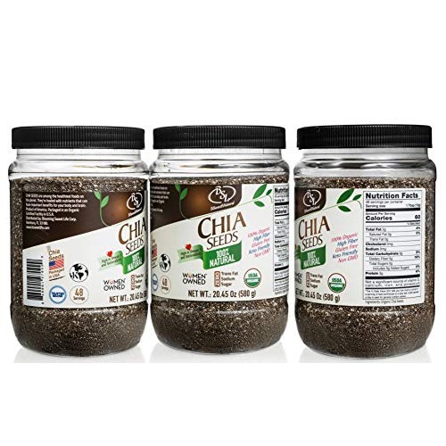 Bsl Bsweetbnatural Premium Organic Chia Seeds - Source Of Omega-