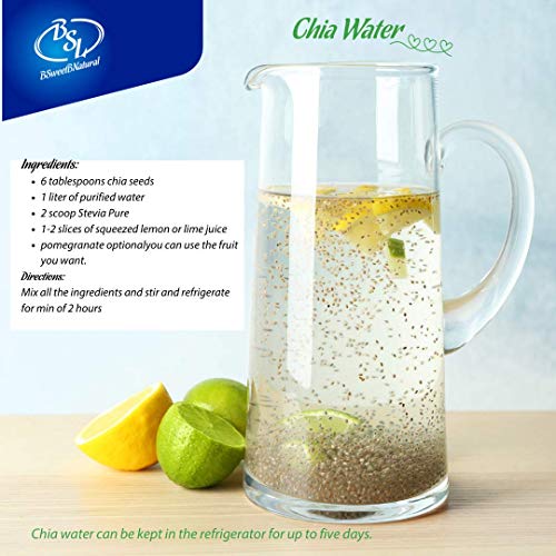 Bsl Bsweetbnatural Premium Organic Chia Seeds - Source Of Omega-