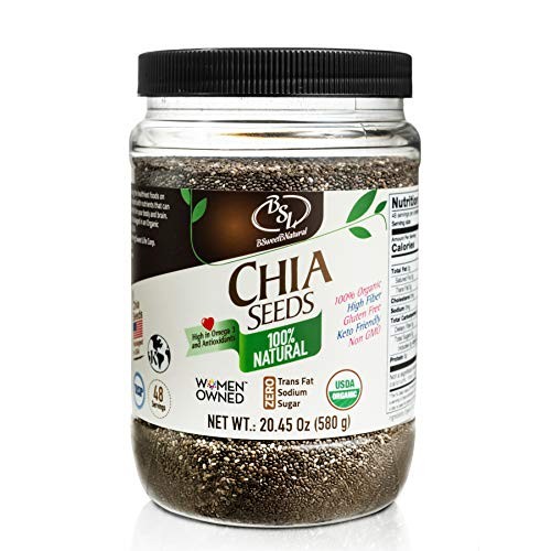 Bsl Bsweetbnatural Premium Organic Chia Seeds - Source Of Omega-