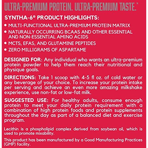 Bsn Syntha-6 Whey Protein Powder, Chocolate Protein Powder With