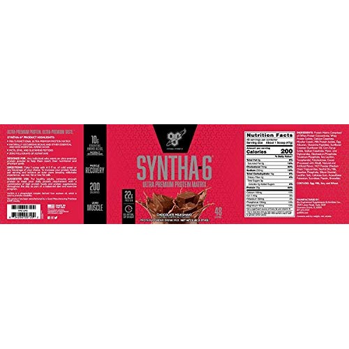 Bsn Syntha-6 Whey Protein Powder, Chocolate Protein Powder With