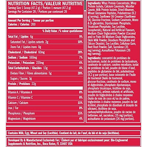 Bsn Syntha-6 Whey Protein Powder, Micellar Casein, Milk Protein