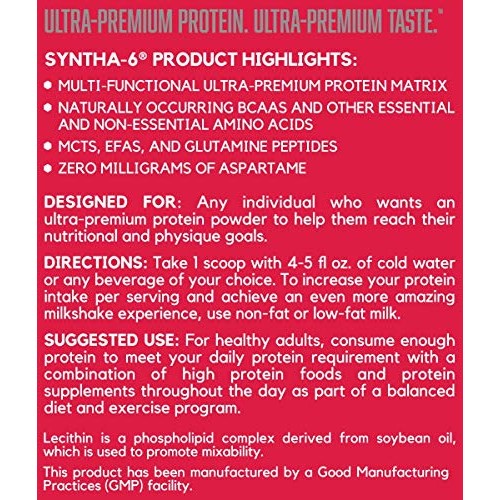 Bsn Syntha-6 Whey Protein Powder, Micellar Casein, Milk Protein