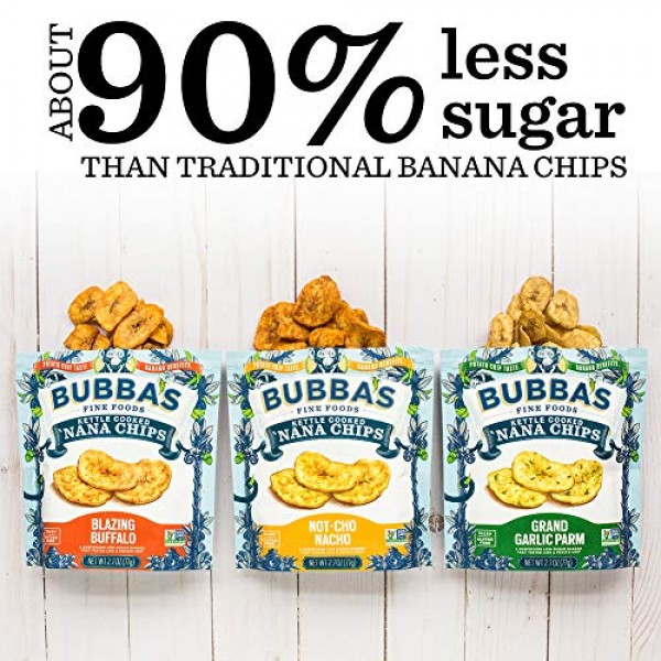 Bubbas Fine Foods Grain Free Nana Chips | Savory Plantain Chip ...