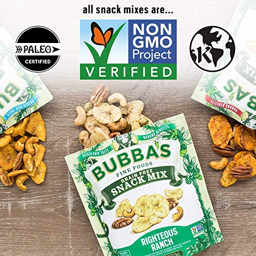 Bubbas Foods Grain Free Snack Mix 4Oz Variety Pack Of 3 | Veg