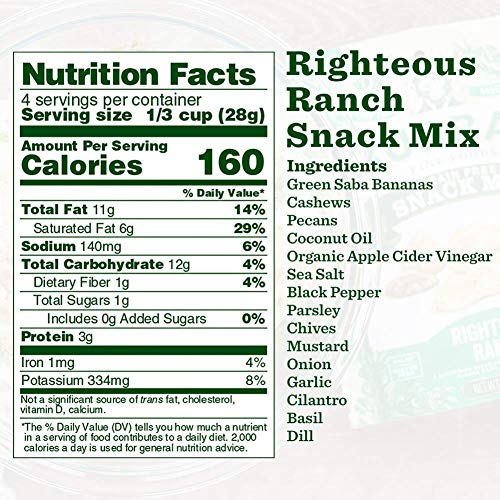 Bubbas Foods Grain Free Snack Mix 4Oz Variety Pack Of 3 | Veg